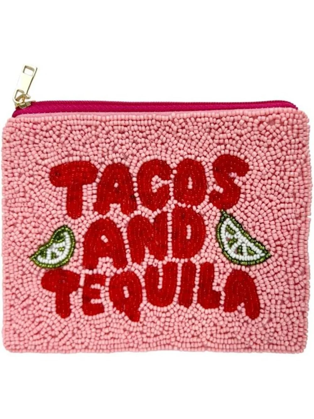 Handmade Beaded Coin Purse | Compact Zipper Wallet, Cash & Card Organizer